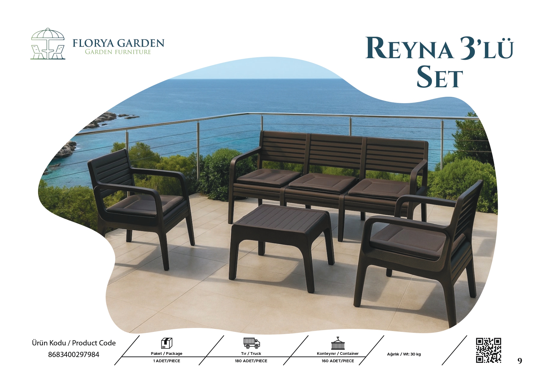 Reyna 3’lü Set