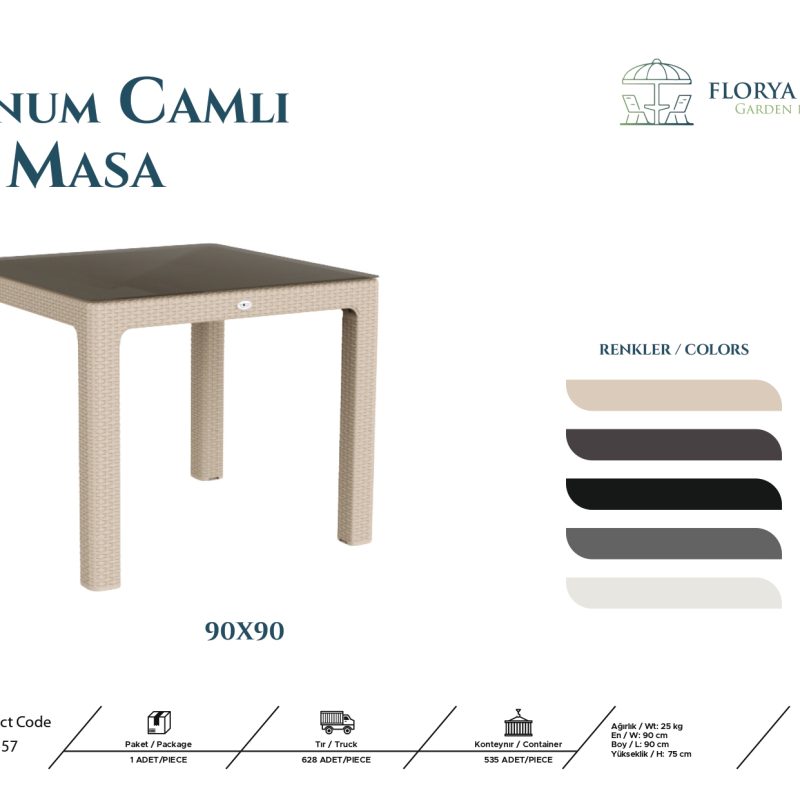 Regnum Camlı Masa