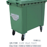 ÇK-1100 1100 Litre Çöp Konteyneri çöp kovası konteyneri